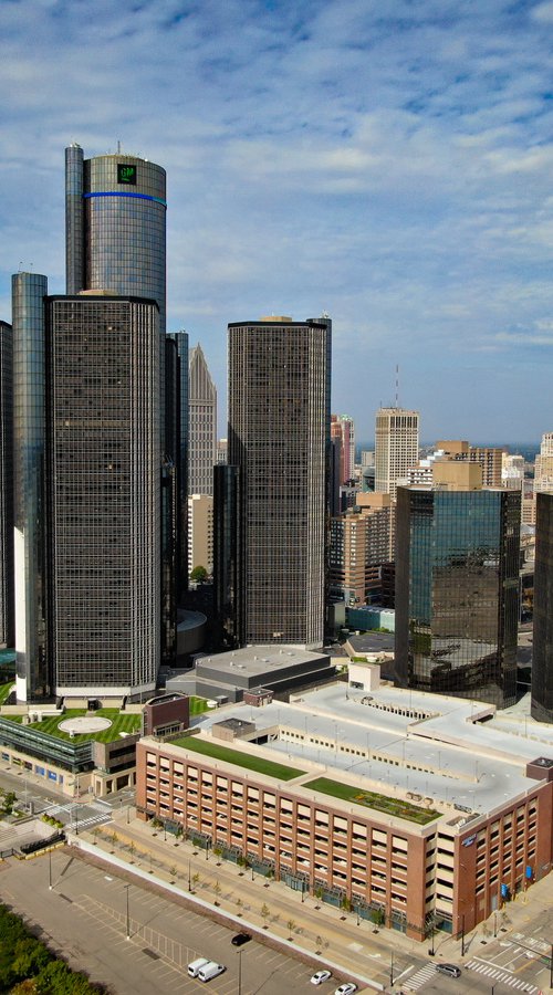 Detroit Skyline by Mark Cook
