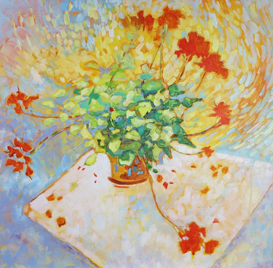Sunshine and Geraniums