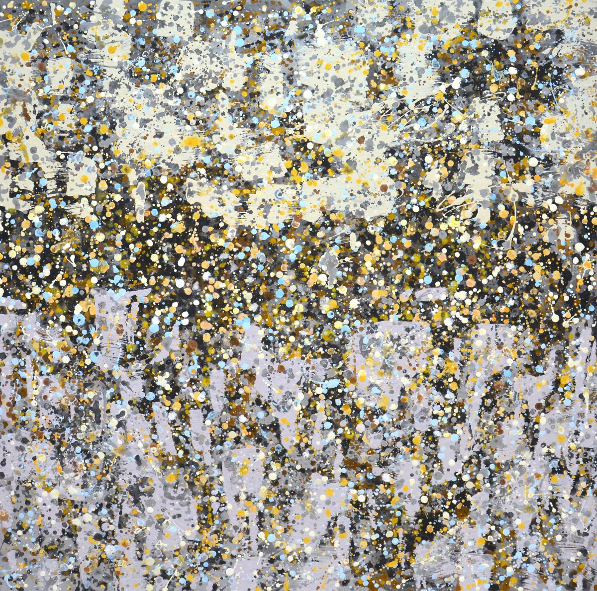 Abstract Acrylic Painting By Iryna Kastsova, 39 X 39, Enigma., Original Artwork