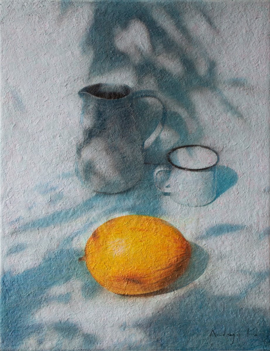 The Canary Melon In The Garden By Andrejs Ko, 20 X 26, Artwork For Sale On Artfinder