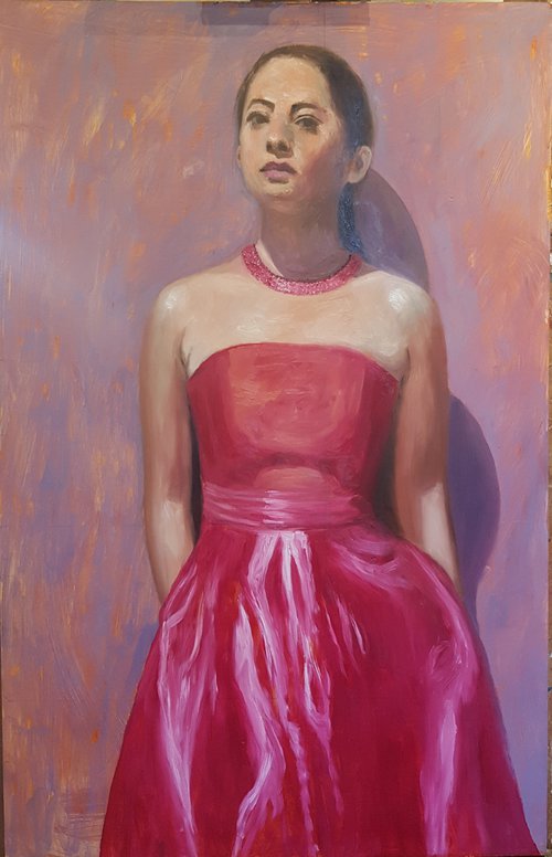 The red dress by Els Driesen