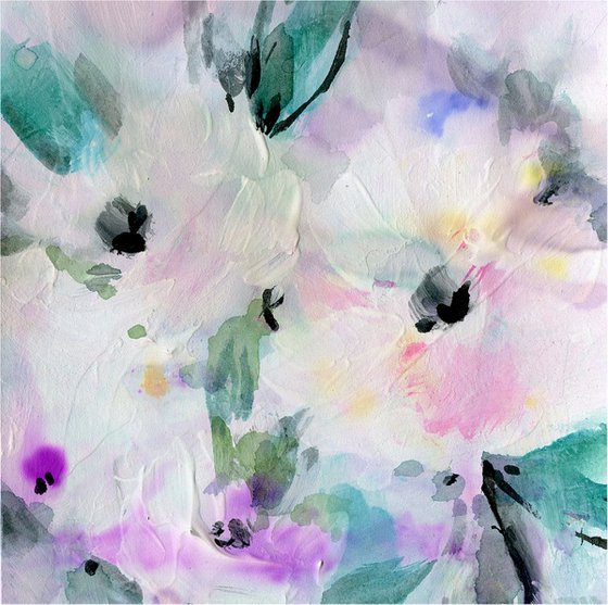 Enchanting Blooms 5  - Floral art  by Kathy Morton Stanion