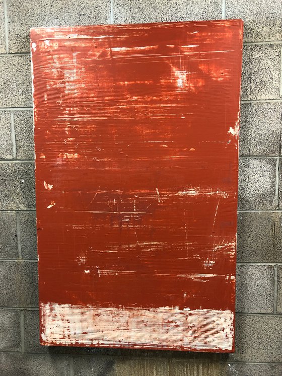 Old, Red, & Once Striped (30x48in)