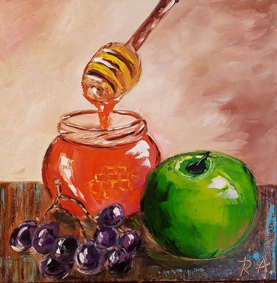 Still life - Honey 30*30 cm