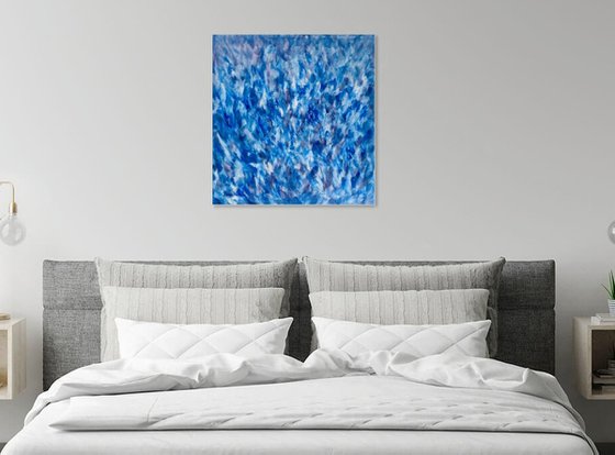 Cobalt Blue, Abstract Painting