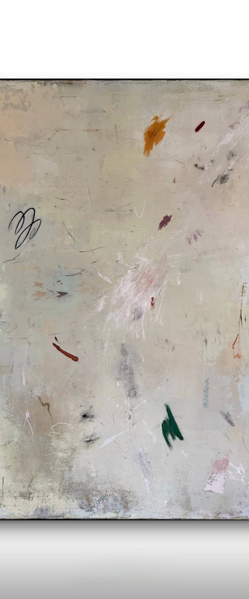 Dust Memory 30x40 Inches Abstract Painting by Amai Galech