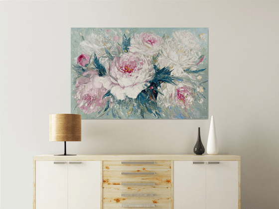 The Gentle Breath of Peonies