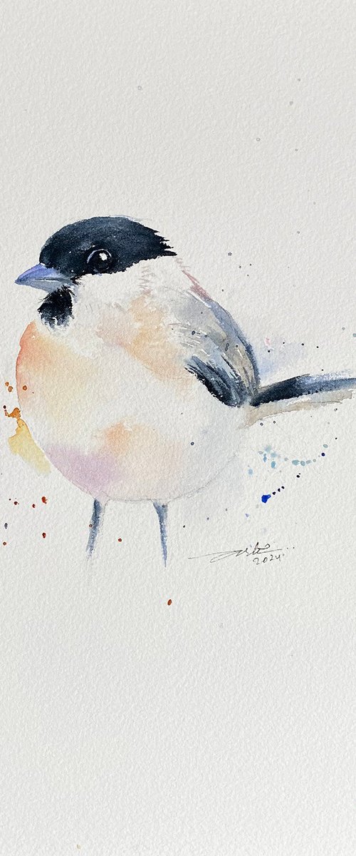 Marsh Tit Mica by Arti Chauhan