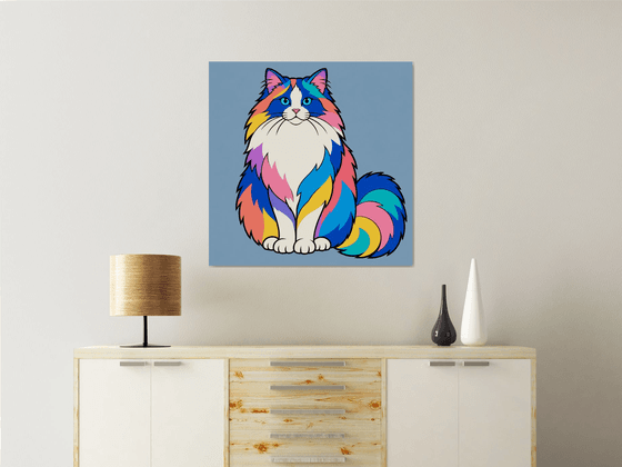 Colorful Ragdoll Cat #19