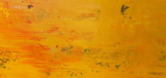 Autumn Sun  - XL  abstract painting