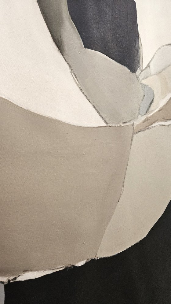 Muted Motion #2 pastel abstraction