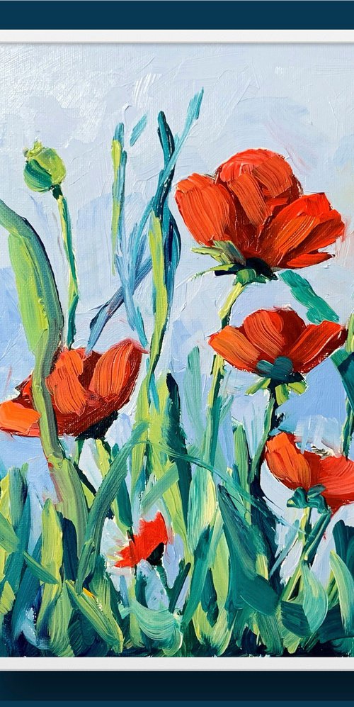 Poppies field. by Vita Schagen