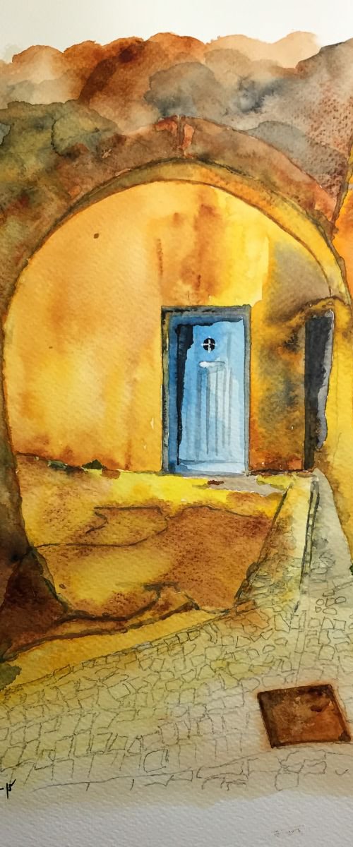 Magic Blue Door by Victor de Melo