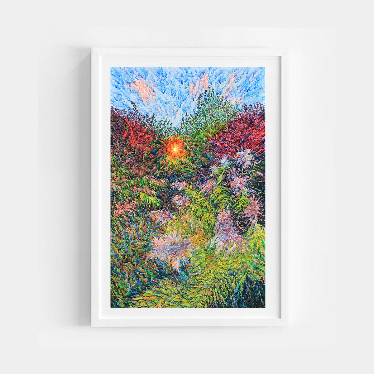 Impressionistic Watercolour , Secret Path In The Garden 2 By Tanbelia, 35 X 55, Artwork For Sale On Artfinder