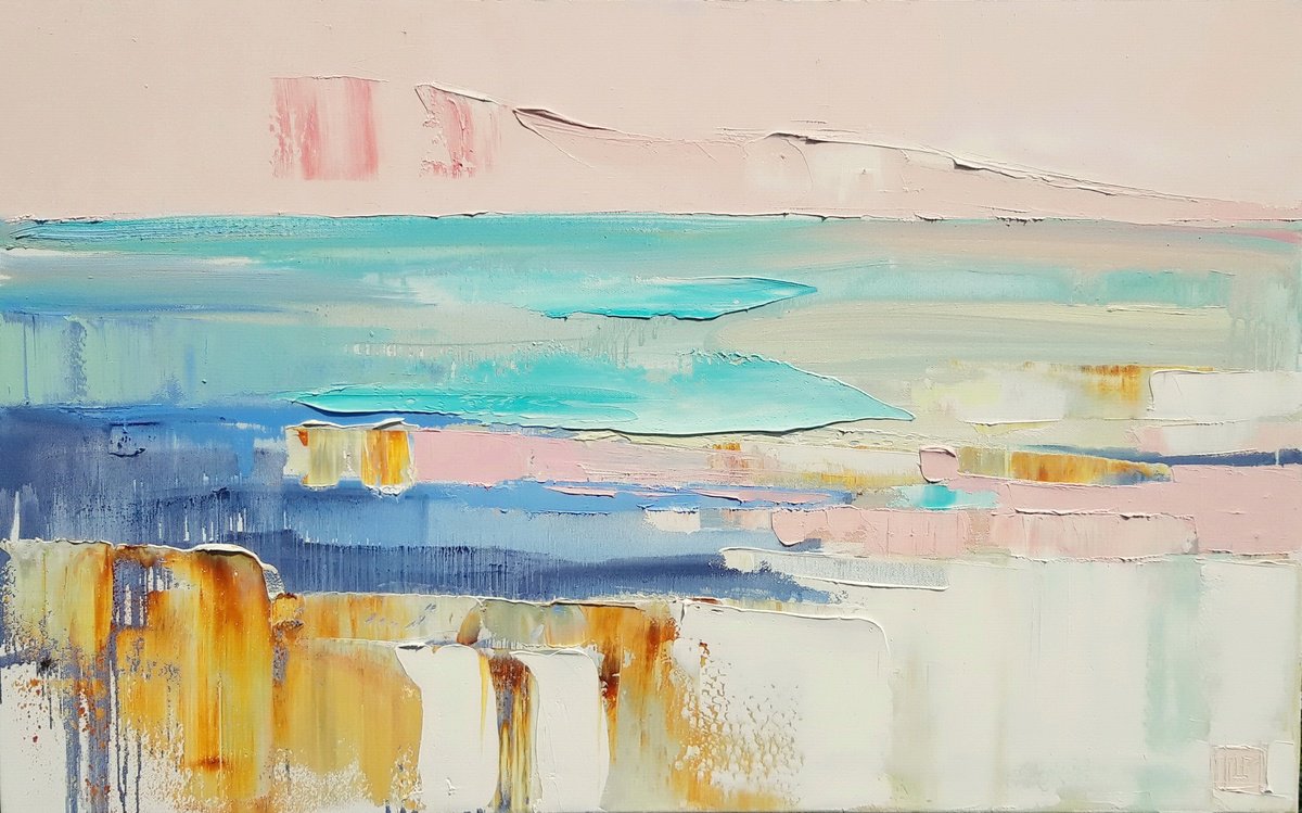 Morning On The Lake. By Lesya Ros, 31 X 20, Artwork For Sale On Artfinder