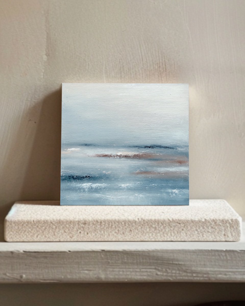 Chill, minimalist seascape by Alena Post