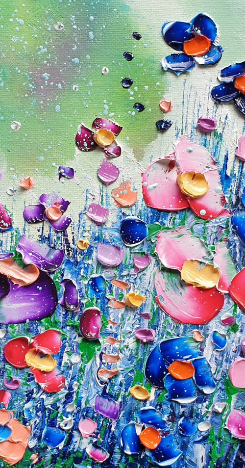 "Mystic Meadow Flowers in Love" by Phil Broad
