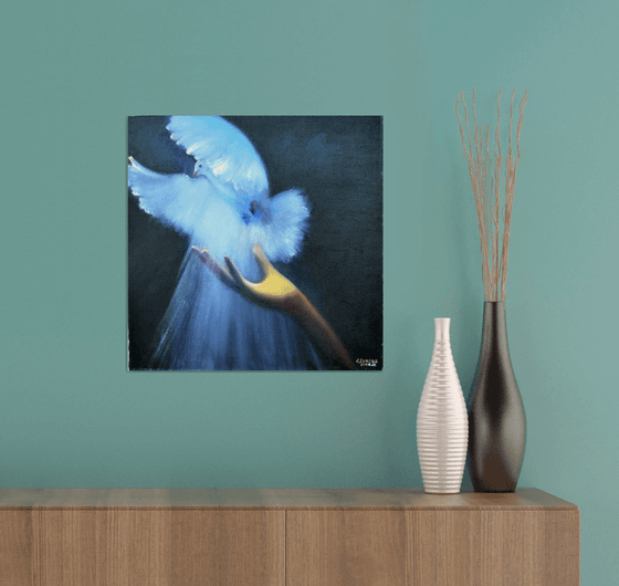 Ethereal Flight: The Symbol of Hope