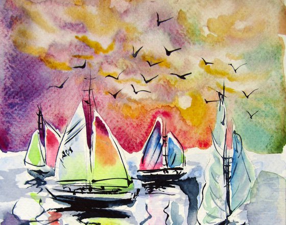 Little sailboats II