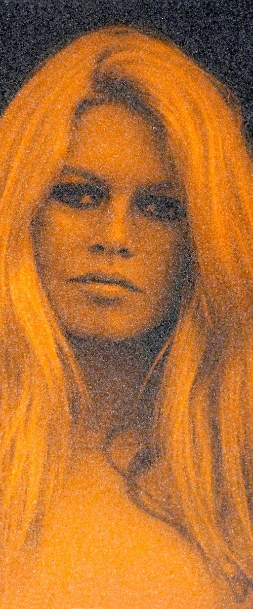 Brigitte Bardot-Orange by David Studwell