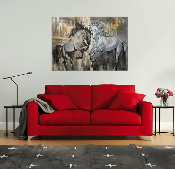 In the rays of the rising sun