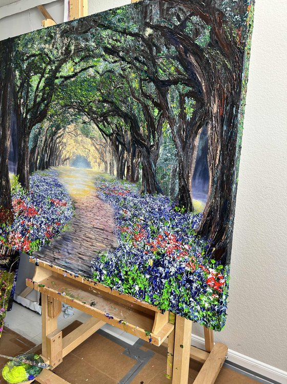Love Beneath The Oaks' Embrace