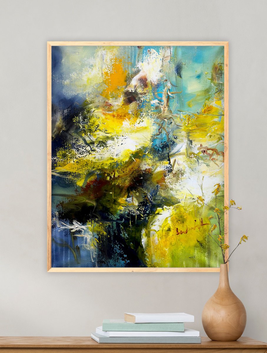  Reflection Pond By Andrada Anghel, 22 X 28, Artwork For Sale On Artfinder