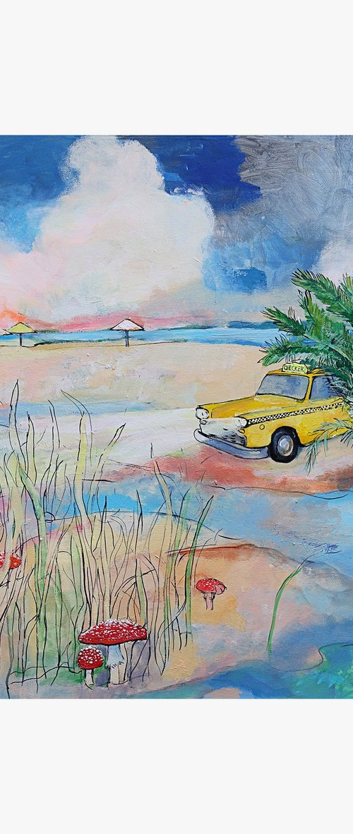 Сhecker. Mushrooms. Beach by Artem Andreichuk