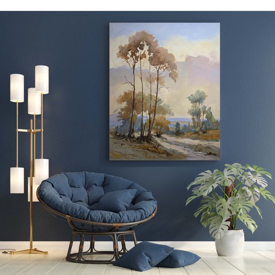 Warm light, landscape.