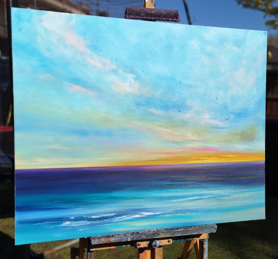 Call It Dreaming - Cornish Seascape, Art, Skyscape