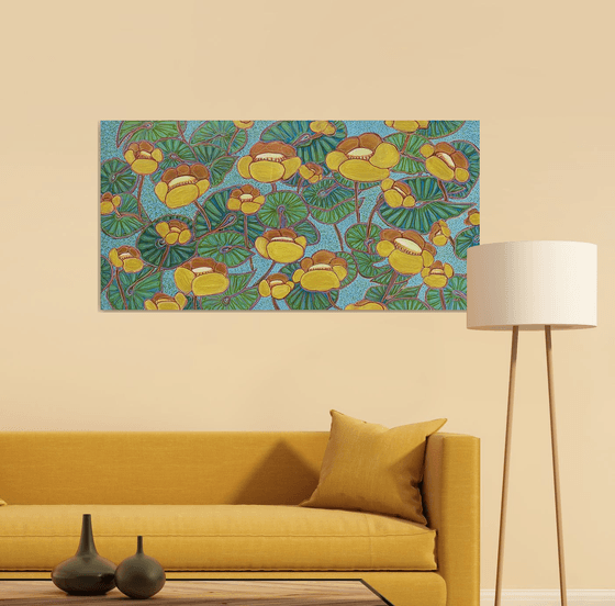 Yellow water Lilies