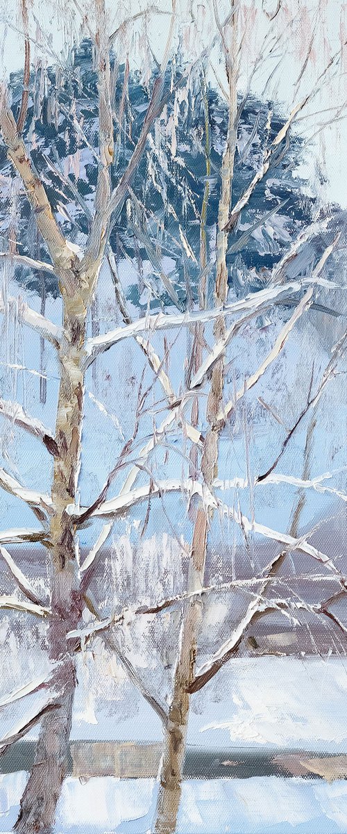 A Birch Beneath My Window by Sergej Seregin