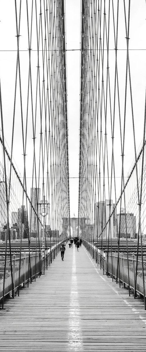 ON THE BRIDGE, NEW YORK CITY by Fabio Accorrà