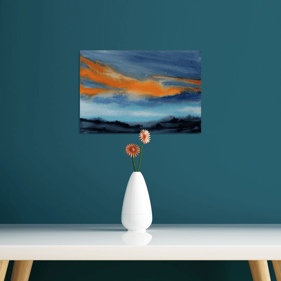 Sunset painting