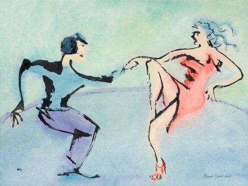Shodo dance by Marcel Garbi