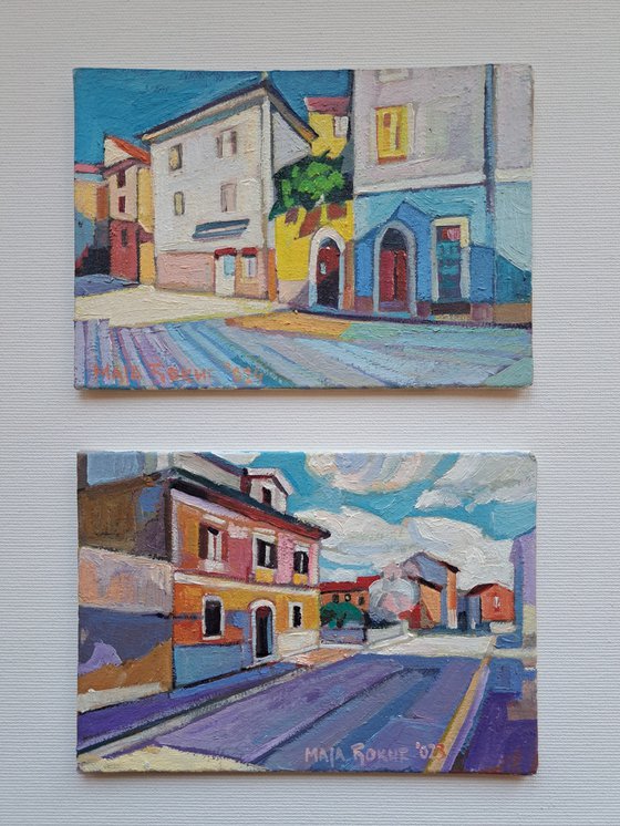 Set of two paintings, 4