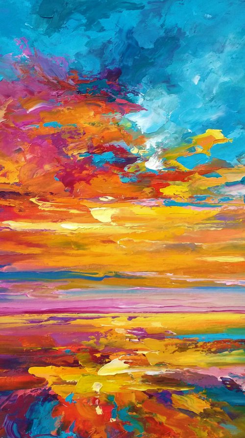 Abstract  seascape by Andrej  Ostapchuk