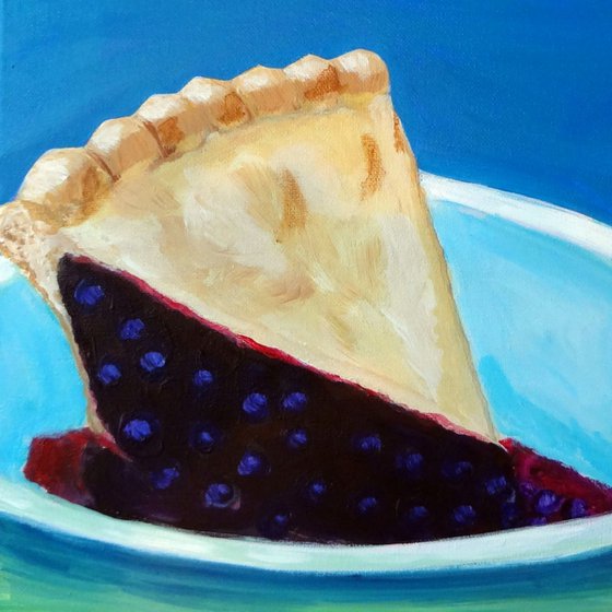 Blueberry Pie Slice