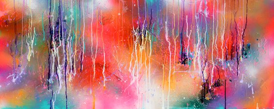 Fresh Moods 87 - Large Vibrant Abstract Painting