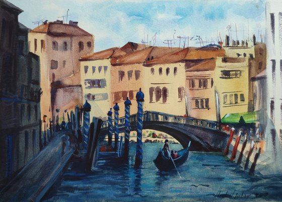 Venice. Original artwork