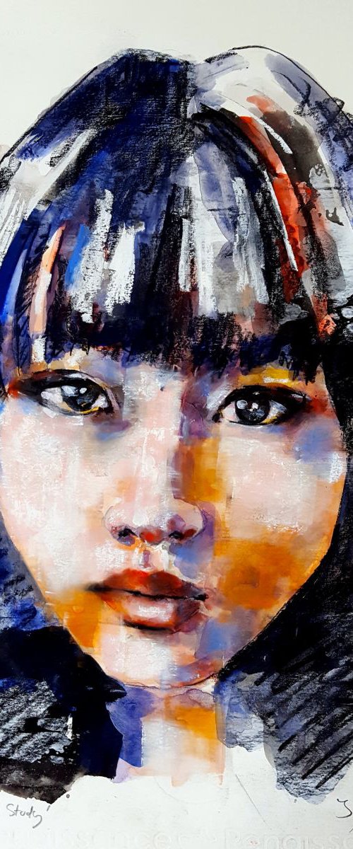 11-7-16 head study by Thomas Donaldson