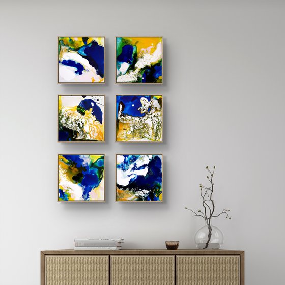 N°37-N°42 ( 6 paintings )