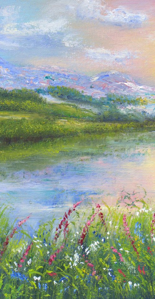 Sunset seascape by Ludmilla Ukrow