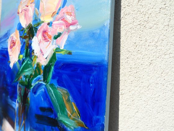 "  Roses on the terrace"