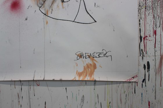She paints outside the lines No. 3