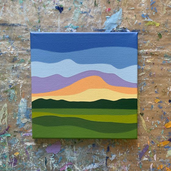 Sunrise over the Fields