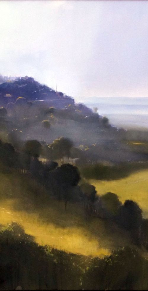 PAISAJE A CONTRALUZ. 100x81 by Rafael Carrascal
