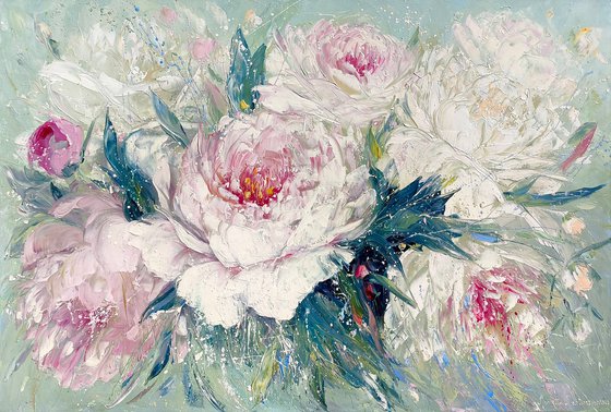 The Gentle Breath of Peonies