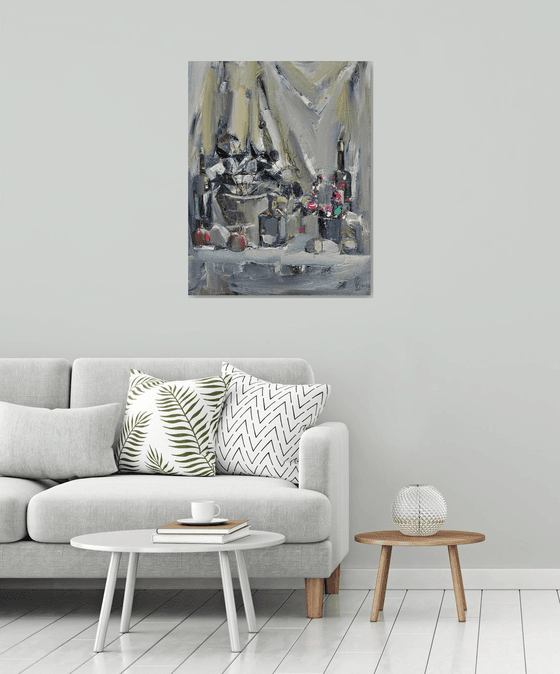 Silver Table, Crimson Fruit