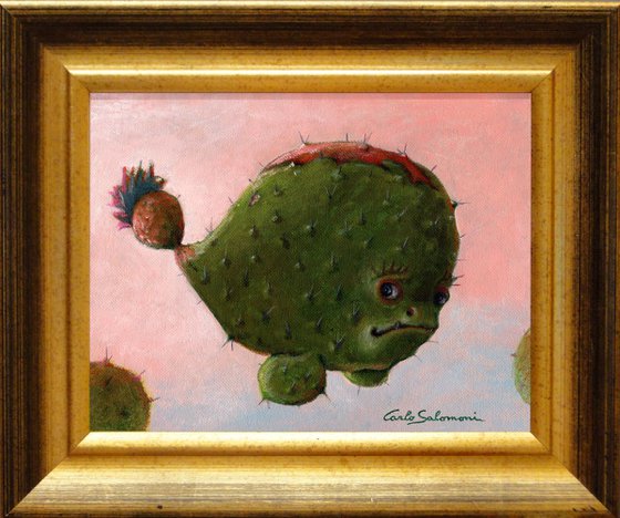 CACTUS FISH -(framed)